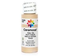 Ceramcoat Acrylic Paint 2 Ounces-Trail Tan/Opaque