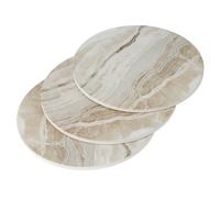 Ceramic 8" Trivets - Marble Style Heat Resistant Hot Pads, Pot Holders for Kitchen, Countertops, Table - Set of 3