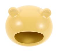 Ceramic and High Thermal Dissipation Reducing External Disturbances a Hide Designed Animal-shaped Cave for Hamster Summer Hideout Guinea Pigs Hedgehogs a Playful Pet