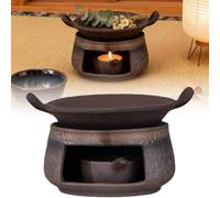 Ceramic Aromatherapy Stove Essential Oil Burner,Ceramic Aromatherapy Stove Essential Oil,Nature's Wellness Aromatherapys Kit,Zen Incense Burner Kit for Home Office Meditation Relaxation