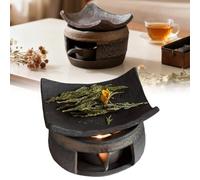 Ceramic Aromatherapy Stove Essential Oil Burner,Ceramic Aromatherapy Stove Essential Oil,Nature's Wellness Aromatherapys Kit,Zen Incense Burner Kit for Home Office Meditation Relaxation