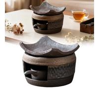 Ceramic Aromatherapy Stove Essential Oil Burner,Ceramic Aromatherapy Stove Essential Oil,Nature's Wellness Aromatherapys Kit,Zen Incense Burner Kit for Home Office Meditation Relaxation