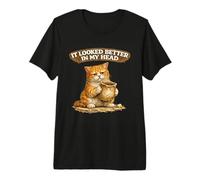 Ceramic Artist Funny Pottery Cat - Failed Pottery Moment Premium T-Shirt