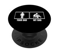 Ceramic Artist Your Dad My Dad Daughter Son Funny Pottery PopSockets Adhesive PopGrip