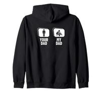 Ceramic Artist Your Dad My Dad Daughter Son Funny Pottery Zip Hoodie