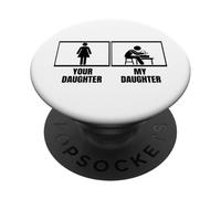 Ceramic Artist Your Daughter My Daughter Funny Pottery PopSockets Adhesive PopGrip