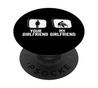 Ceramic Artist Your Girlfriend My Girlfriend Funny Pottery PopSockets Adhesive PopGrip