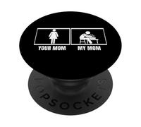 Ceramic Artist Your Mom My Mom Daughter Son Funny Pottery PopSockets Adhesive PopGrip