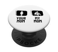 Ceramic Artist Your Mom My Mom Daughter Son Funny Pottery PopSockets Adhesive PopGrip