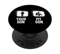 Ceramic Artist Your Son My Son Dad Mom Funny Pottery PopSockets Adhesive PopGrip