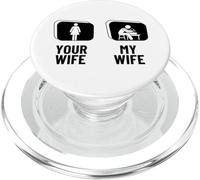 Ceramic Artist Your Wife My Wife Husband Funny Pottery PopSockets PopGrip for MagSafe