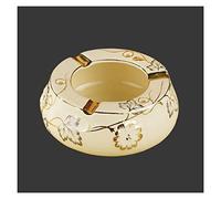 Ceramic Ashtray for Indoor Outdoor Use - Hand-Painted Decorative Ornament for Coffee Table - Unique Gift Idea