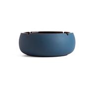 Ceramic Ashtray with Cigar Holder, Large Capacity Desktop Tray for Home and Office Decoration, Functional Storage Box for Smokers