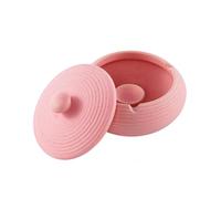 Ceramic Ashtray with Lid, Windproof Cigarette Holder for Smokers, Indoor/Outdoor Ash Tray for Home & Office, Desktop Smoking Ashtray, Stylish Ash Holder for Smoking Enthusiasts (Pink)