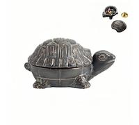 Ceramic Ashtray with Lids, Turtle Ashtray, Windproof, Cigarette Ashtray for Indoor or Outdoor Use，Ash Holder for Smokers,Desktop Smoking Ash Tray for Home Office Decoration