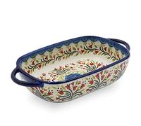 Ceramic Baking Dish For Oven, Small Casserole Dish With Handles, Ceramic Oven Bakeware-tulip-rectangle 700ml