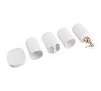 Ceramic Bathroom Accessory Set, Five Piece Wash Set for Bathroom Use