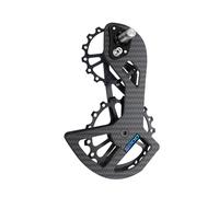 Ceramic Bearing Carbon Fiber Jockey Wheel Set for Road Bike Rear Derailleurs(R5800 (Black))