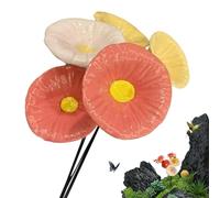 Ceramic Bees Drinker | 5 Pieces Decorative Floral Shape | Butterflies Drinker Bees - Pollinators Garden Backyard Solid Flower Pots Outdoor Outdoor