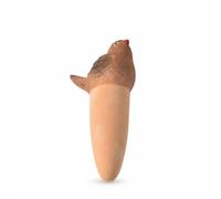 Ceramic Bird Plant Waterer, American Bird (Brown)