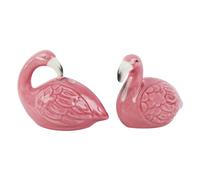 Ceramic Bird Salt and Pepper Shaker Collectors Kitchen Décor - Flamingo