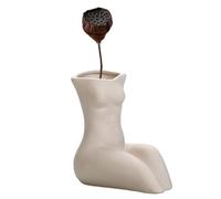 Ceramic Body Vase: Aesthetic Female Body Curve Decoration, Curved Body Sculpture Decor | Feminist Modern Indoor Flower Pot Statue, Feminist Home Sculptures