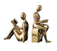 Ceramic Book Ends,Decorative Bookends For Shelves,Heavy Duty Storage For Books - Anti-Slip Ceramic Books Storage For Bookcase, Kitchen Cookbook Storage