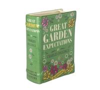 Ceramic Book Vase Great Garden Expectations Vintage Novelty Flower Holder Indoor Decorative Gift Garden Lovers