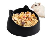 Ceramic Bowl - Hamster Food Bowl | Wooden Bowls - Large Pet Feeding Bowls For Hamsters, Splash-proof Food Container, Foods Plate For Golden Hamsters, Chassis Design And Deeper, Pet's Delicate Face