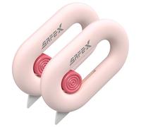 Ceramic Box Cutter, Box Cutter Retractable, Pink, Mini, keychain, Safety, Cute, Magnetic Package Opener, Box Opener Cutter for Daily Online Shopping/Kitchen/Office/Beauty Gift Unpacking
