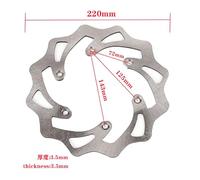 Ceramic Brake Pads Kits Motorcycle 220MM 260MM Front Rear Brake Discs Rotors Brake Pads/Fit For K-TM EXC SX SXF XC XCF XCW XCFW 125 150 250 300 350 450 530(Rear disc)