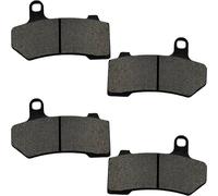 Ceramic Brake Pads Kits Motorcycle Front Rear Brake Pads Disks/Fit For Harley Davidson Road King Street Road Glide Electra Glide FLHR FLHX FLTR 2008-2017 14(Front 2 pairs)