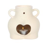 Ceramic Bum Oil Burner Something Different Cream One Size