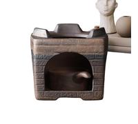 Ceramic Burner Vintage Wireless Heat Resistant Candle Oil Diffuser Tealight Founder for Christmas Birthday Relaxation Meditation Home Office Bathroom