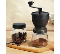 Ceramic Burr Mini Hand Coffee Grinder Kitchen Manual Bean Stainless Steel Uk