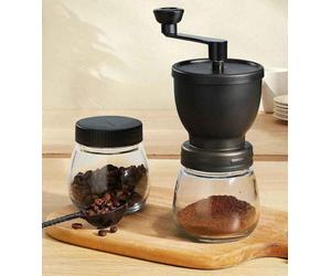 Ceramic Burr Mini Hand Coffee Grinder Kitchen Manual Bean Stainless Steel Uk