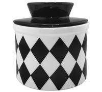 Ceramic Butter Dish Crock Le Creuset for Counter with Water Reservoir, Orkim Butter Keepers Holder Saver to Leave On Counter, Butter Bowl Storage Keepers Dispenser Dishes for Fresh Butter Cups