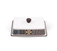 Ceramic butter dish Holiday in Porto Maestro MR-20005-45