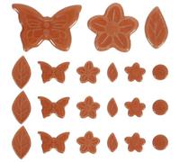 Ceramic Butterfly and Flower Mosaic Tiles DIY Craft Supply for Artists | Polished Ceramics Pieces, Smooth Edges and Shiny Colour, for Cups, Frames, Garden Paths Random Color