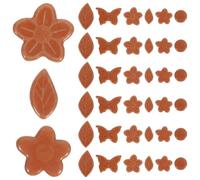 Ceramic Butterfly Flower Mosaic Pieces for Craft Projects, School | Pre Shaped Ceramics with Safe Edges, Shiny Polished Finish, for Frames, Stepping Stones and Garden Random Color