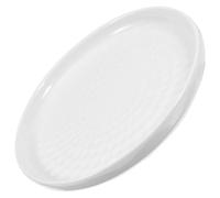 Ceramic Cake Display Tray White Serving Plate for Home
