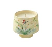 Ceramic Candles Reusable Scented Candle Modern Aromatherapy Candle Highly Scented Long Lasting for Bedroom Office(Oolong Tea)