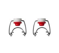Ceramic Cap for Bottles - 6 Parts Replacement Top - Caps, Reusable Anti Seal with Secure Closure | Round Glass Bottle Caps, Ideal for Natural Juice, Liqueurs