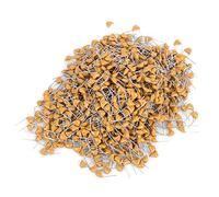 Ceramic Capacitor 47pF 1000Pcs Monolithic Disc Shape Low Power Fixed Axial Lead Wire Electronic Components for Resonance Coupling Filtering Bypass