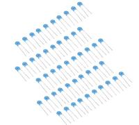 Ceramic Capacitor, 50Pcs 1000V 104M 0.1uF 100nF 1000V High Voltage Disc Ceramic Capacitors Set for Electronic Professionals or Enthusiasts - High Temperature and Humidity Resistance (Blue)