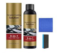 Ceramic Car Coating Kit, Crystal Car Plastic Plating Refurbishing Agent, Multi-Functional Auto Paint Maintenance Renovation Coating Kit for Restorer Dust Proof & Scratch Repair