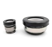 Ceramic Carbon Ring Sealing Shaft, Water Pump Mechanical Seal Ceramic Carbon Stainless Steel Spring 8-40mm Shaft(17mm)