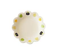 Ceramic cartoon creative long-handled cat mug home exquisite personality cute -8-inch breakfast plate A