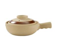 Ceramic Casserole, Ceramic Soup Pot, stew, Slow Cooker, Dish with lid, Japanese, Clay, Cooking pots with(700ML)