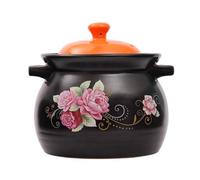 Ceramic Casserole, Clay Pots Cooking, Japanese Pot Terracotta Multi-Purpose, Stewing Soup Bag Stew Heat Resistant Stews Multifunctional(2.8L)